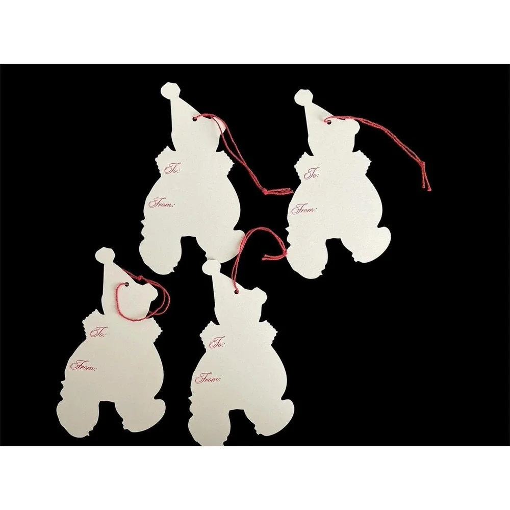 Gordon Fraser Gallery Teddy Bear Gift Tag Clown Set of 4 Unused